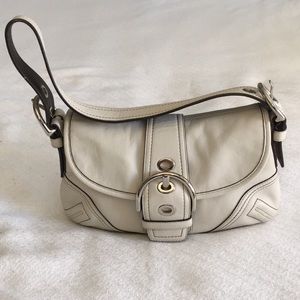 Coach , small leather satchel